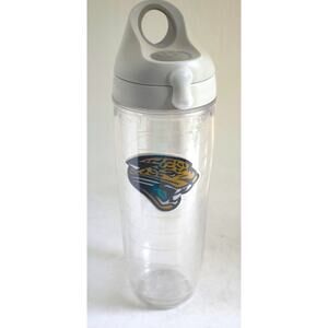 Tervis Tumbler-Jacksonville Jaguars-Football-Clear-Snap Back Top-Holds 24 oz